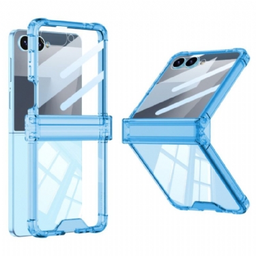 Cover Samsung Galaxy Z Flip 7 Farvet Gennemsigtig Med Airbagbeskyttelse