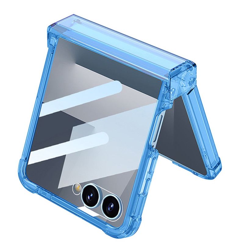 Cover Samsung Galaxy Z Flip 7 Farvet Gennemsigtig Med Airbagbeskyttelse