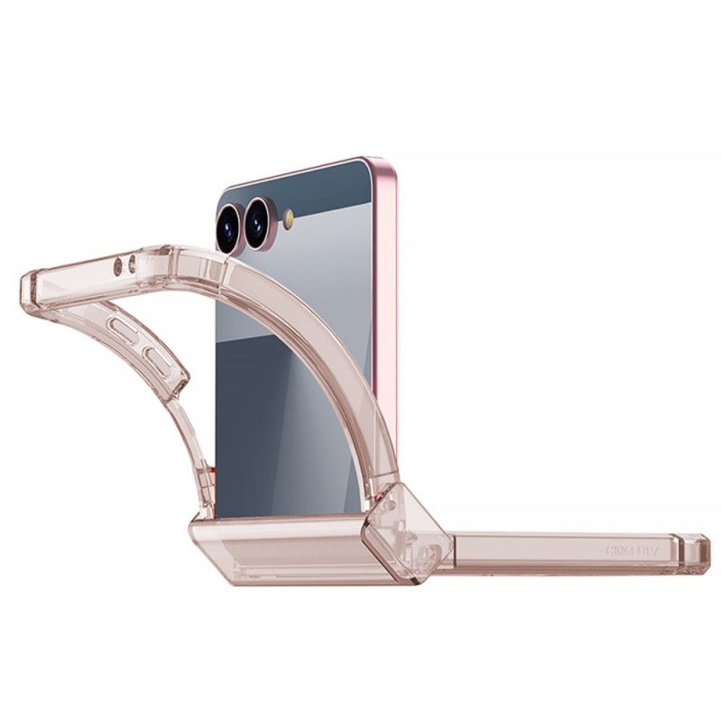 Cover Samsung Galaxy Z Flip 7 Farvet Gennemsigtig Med Airbagbeskyttelse