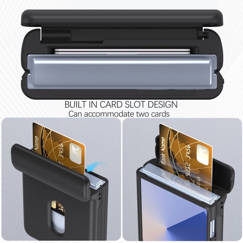 Cover Samsung Galaxy Z Flip 7 Fjederhængsel & Kortholder