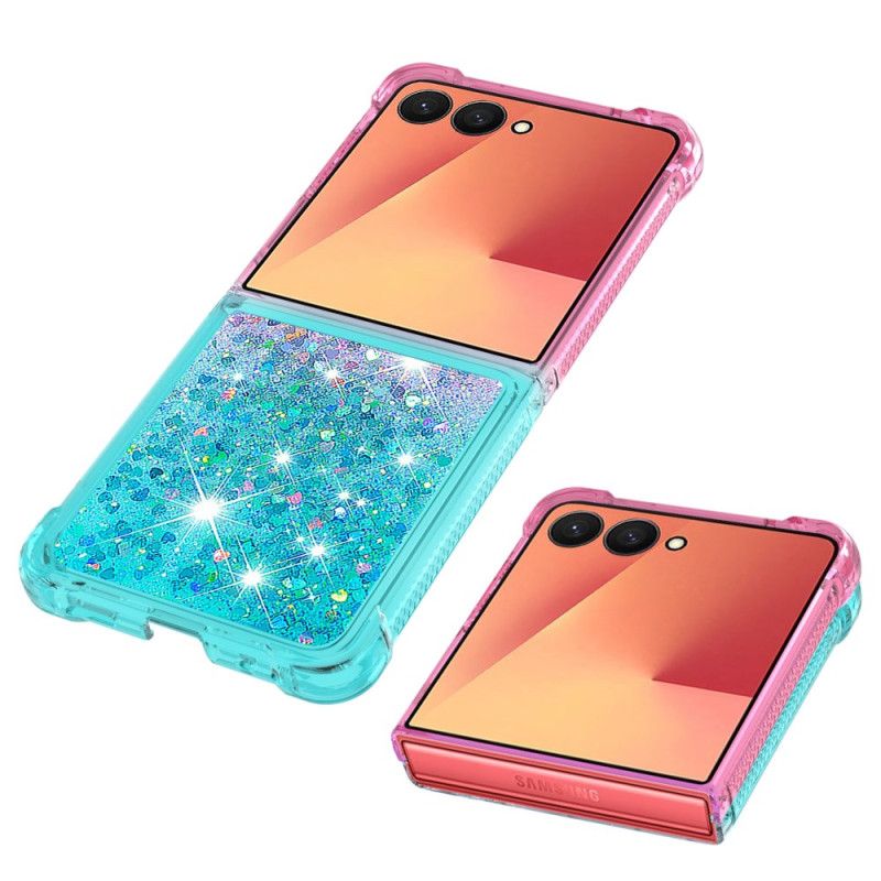 Cover Samsung Galaxy Z Flip 7 Graduerede Pailletter