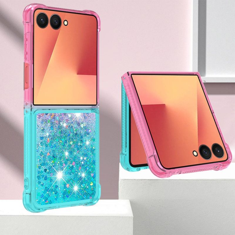 Cover Samsung Galaxy Z Flip 7 Graduerede Pailletter