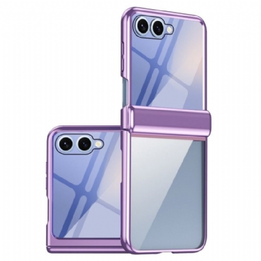Cover Samsung Galaxy Z Flip 7 Hængselbeskyttelse Med Metaleffekt