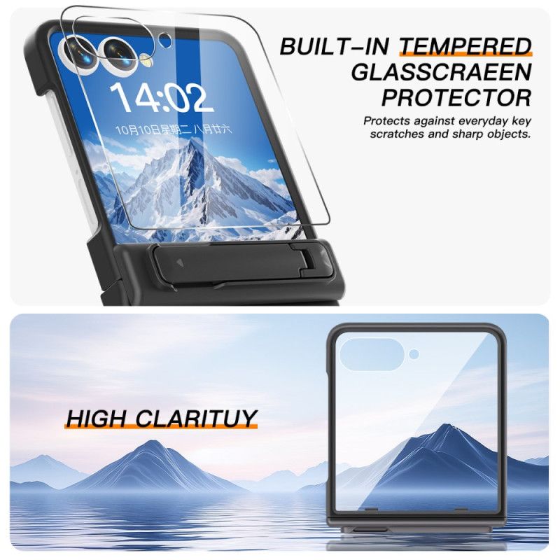 Cover Samsung Galaxy Z Flip 7 Hængselbeskytter Og Stativ