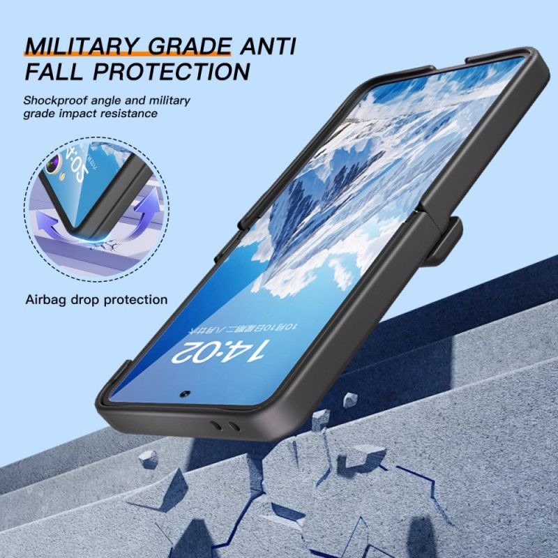 Cover Samsung Galaxy Z Flip 7 Hængselbeskytter Og Stativ