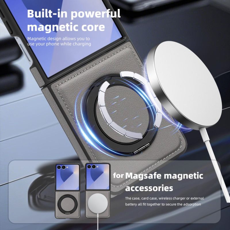 Cover Samsung Galaxy Z Flip 7 Kompatibel Med Magsafe Ringholder