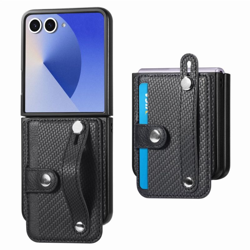 Cover Samsung Galaxy Z Flip 7 Kortholder I Kulfiber