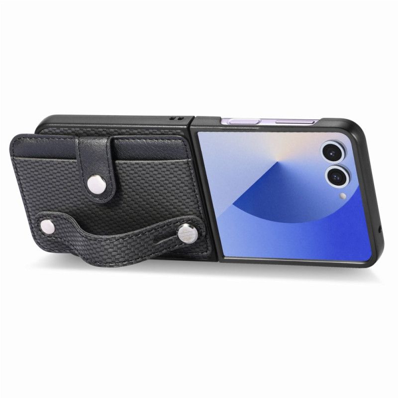 Cover Samsung Galaxy Z Flip 7 Kortholder I Kulfiber