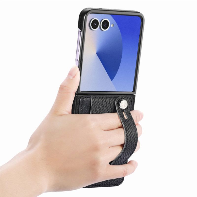 Cover Samsung Galaxy Z Flip 7 Kortholder I Kulfiber