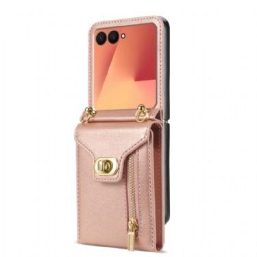 Cover Samsung Galaxy Z Flip 7 Lynlåspung & Skulderrem