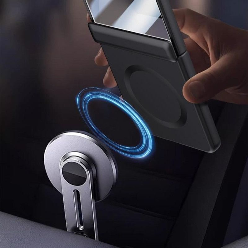 Cover Samsung Galaxy Z Flip 7 Magnetisk Med Metaleffekt