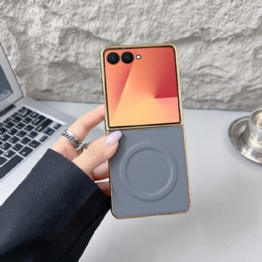 Cover Samsung Galaxy Z Flip 7 Magnetisk Nappaoverflade