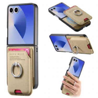 Cover Samsung Galaxy Z Flip 7 Magsafe-kompatibel Med Aftagelig Kortholder