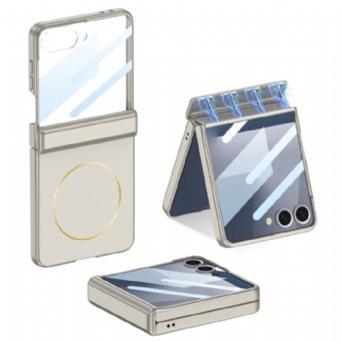 Cover Samsung Galaxy Z Flip 7 Med Magnetisk Fastgørelse Hængselbeskytter Og Gkk-branding
