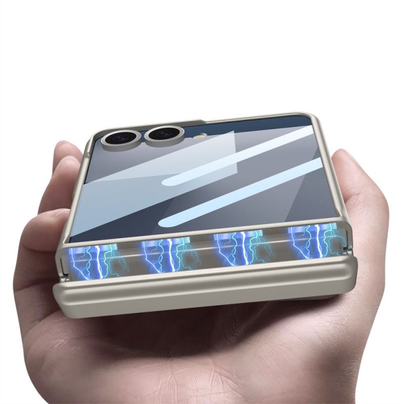 Cover Samsung Galaxy Z Flip 7 Med Magnetisk Fastgørelse Hængselbeskytter Og Gkk-branding