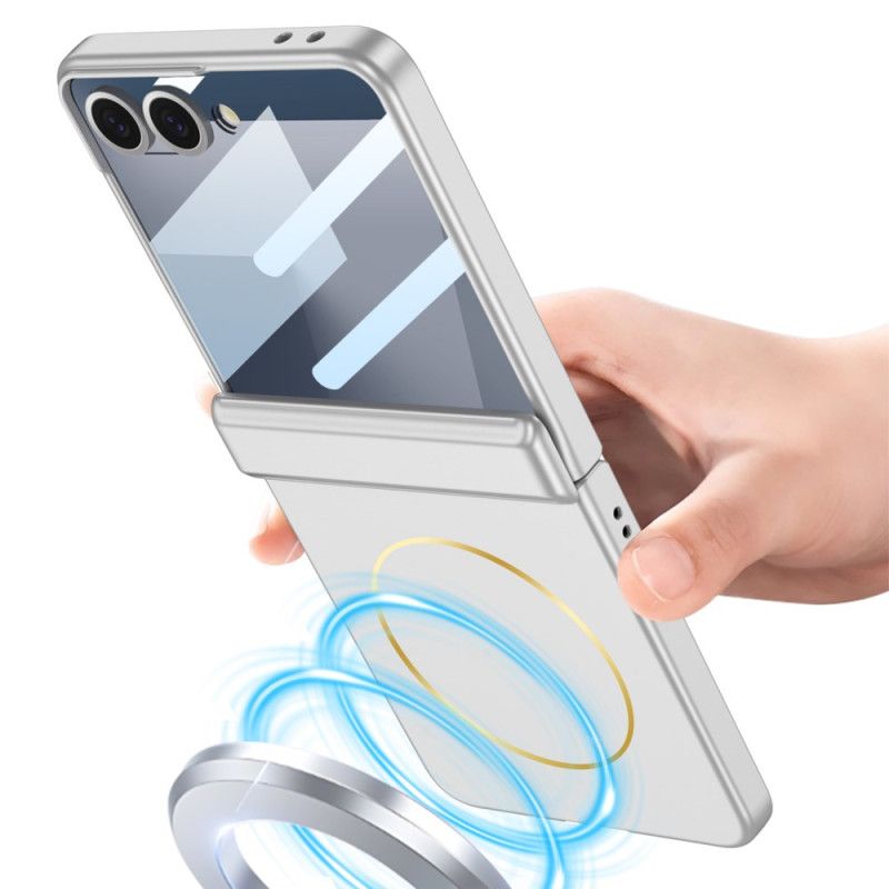 Cover Samsung Galaxy Z Flip 7 Med Magnetisk Fastgørelse Hængselbeskytter Og Gkk-branding