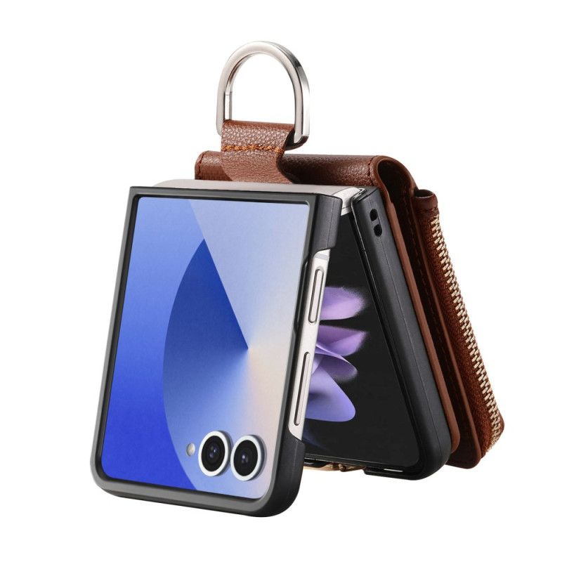 Cover Samsung Galaxy Z Flip 7 Møntpung Og Ringholder