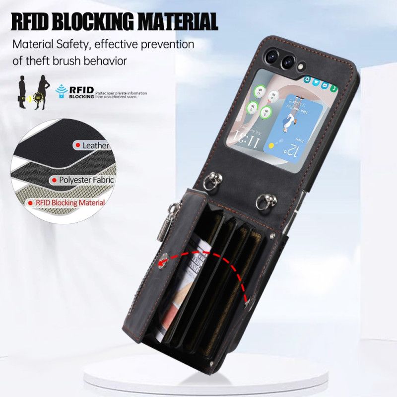 Cover Samsung Galaxy Z Flip 7 Pung Med Snor Og Skulderrem