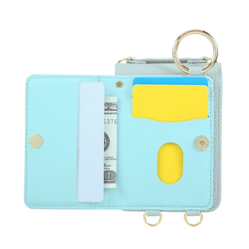 Cover Samsung Galaxy Z Flip 7 Quiltet Pung Med Skulderrem