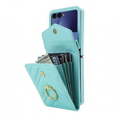 Cover Samsung Galaxy Z Flip 7 Rfid-blokerende Kortholder Og Rem