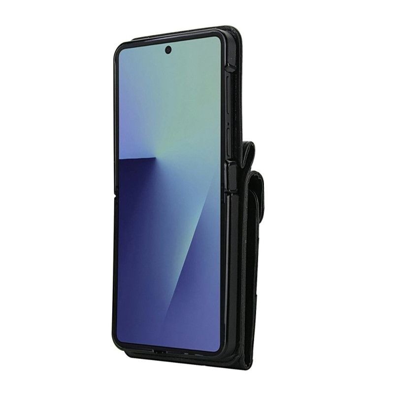Cover Samsung Galaxy Z Flip 7 Rfid-blokerende Kortholder Og Rem