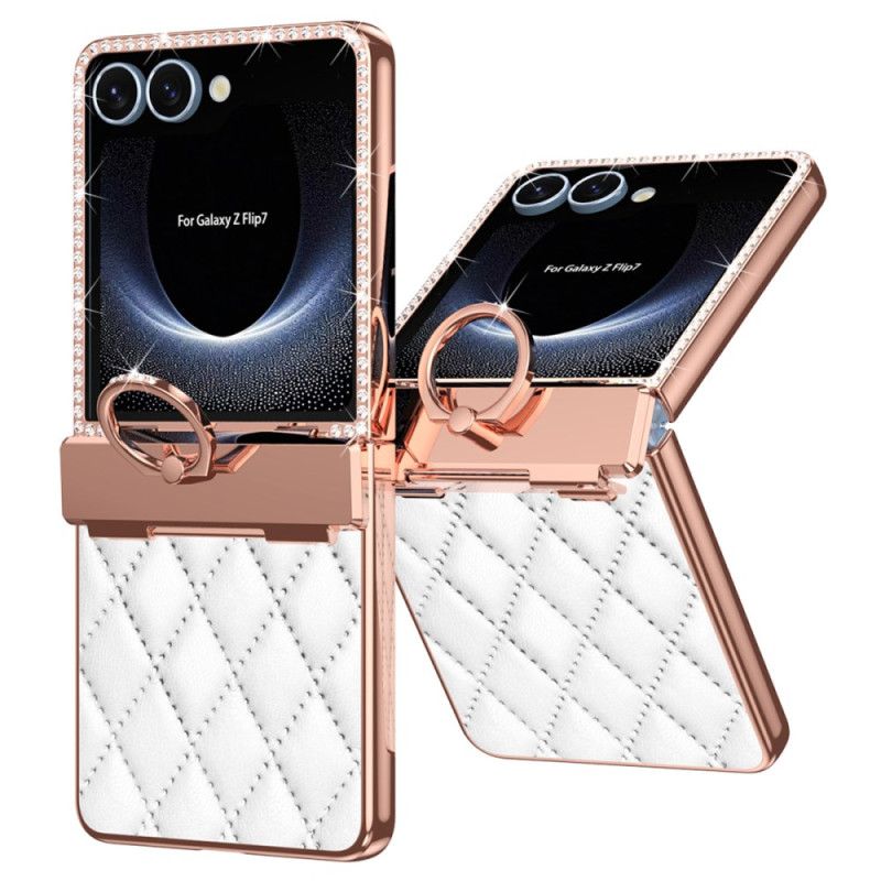 Cover Samsung Galaxy Z Flip 7 Ringholder Og Bagskærmsbeskytter