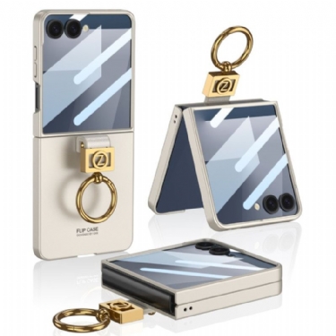 Cover Samsung Galaxy Z Flip 7 Ringholder Og Skærmbeskytter Gkk