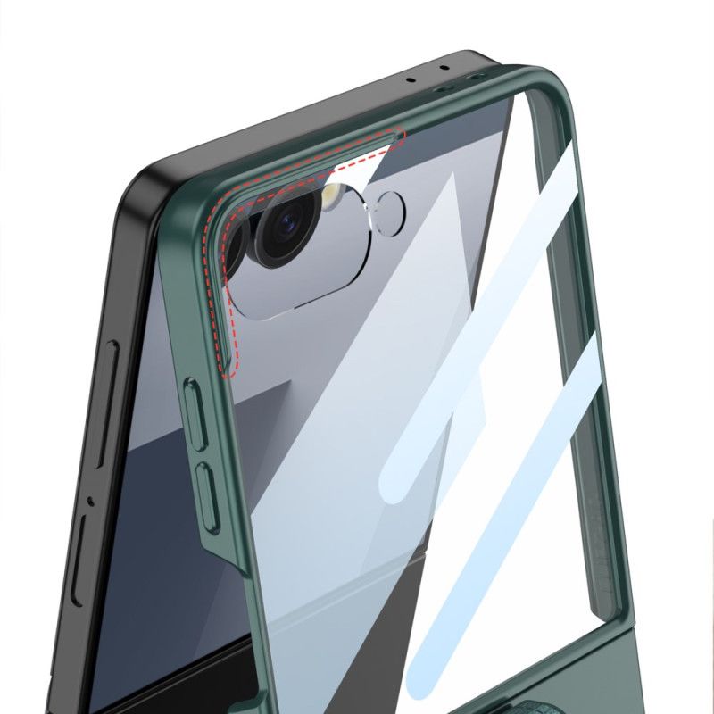 Cover Samsung Galaxy Z Flip 7 Ringholder Og Skærmbeskytter Gkk
