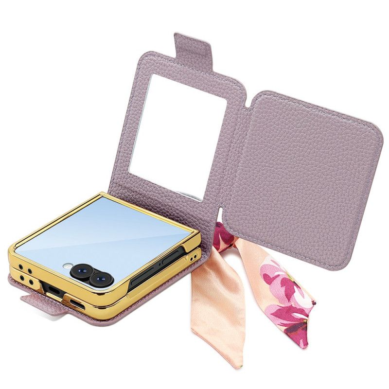 Cover Samsung Galaxy Z Flip 7 Spejl Og Kortholder