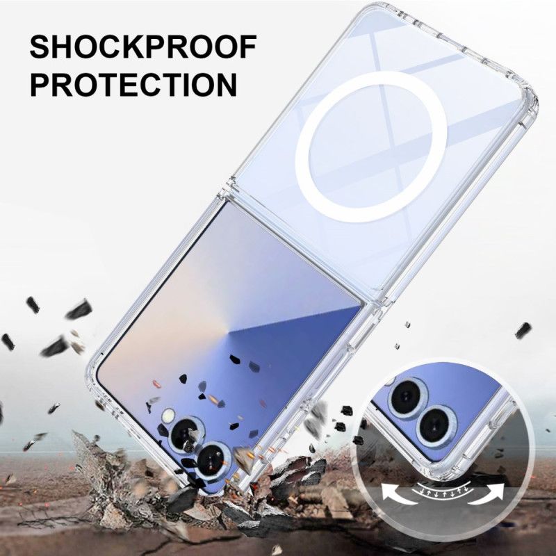 Cover Samsung Galaxy Z Flip 7 Telefon Etui Magnetisk Klar