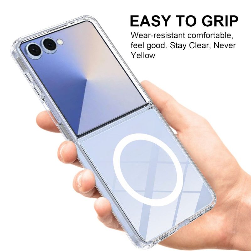 Cover Samsung Galaxy Z Flip 7 Telefon Etui Magnetisk Klar