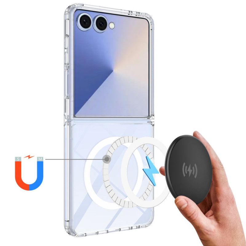 Cover Samsung Galaxy Z Flip 7 Telefon Etui Magnetisk Klar
