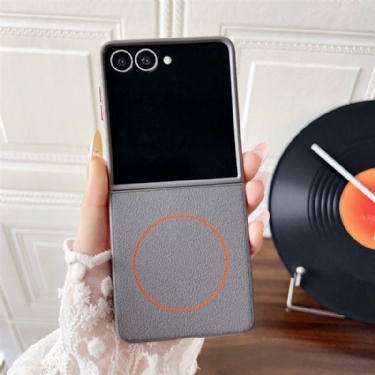 Cover Samsung Galaxy Z Flip 7 Telefon Etui Magsafe Orange Ring Kompatibel