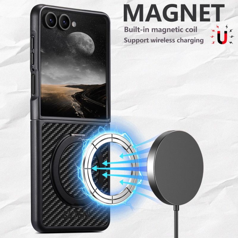 Cover Samsung Galaxy Z Flip 7 Telefon Etui Suteni Roterende Holder