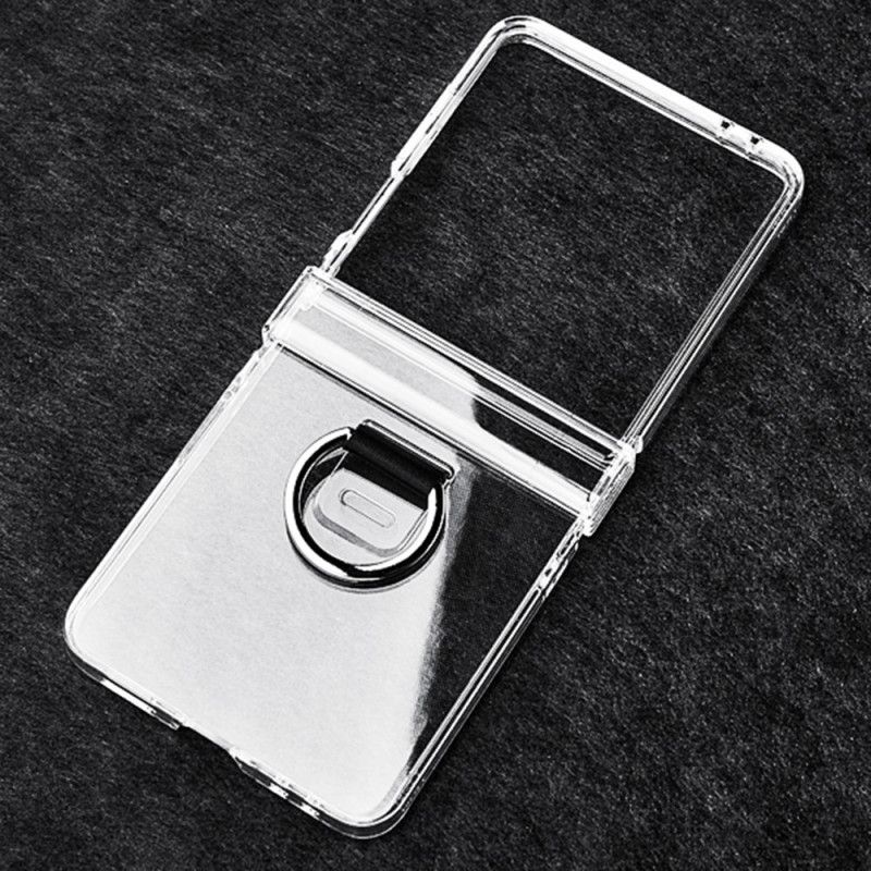 Cover Samsung Galaxy Z Flip 7 Transparent Med Ringholder