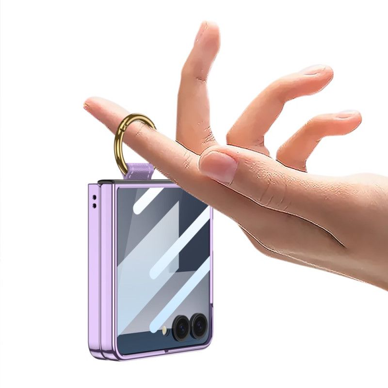 Cover Til Samsung Galaxy Z Flip 7 Gkk-skærmbeskytter Og Ringholder