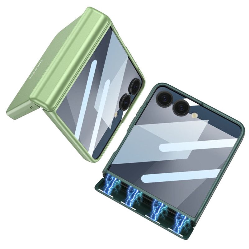 Cover Til Samsung Galaxy Z Flip 7 Magnetisk Hængselbeskytter Og Skærmbeskytter