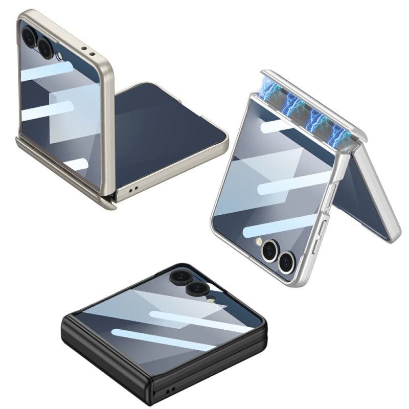 Cover Til Samsung Galaxy Z Flip 7 Magnetisk Hængselbeskytter Og Skærmbeskytter
