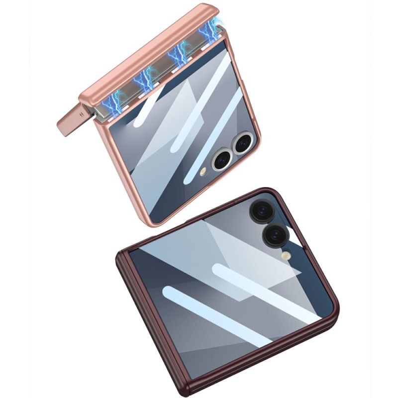 Cover Til Samsung Galaxy Z Flip 7 Magnetisk Hængselbeskytter Og Skærmbeskytter