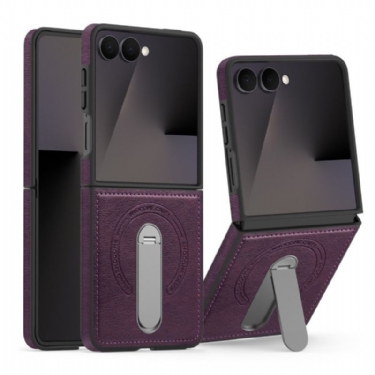 Cover Til Samsung Galaxy Z Flip 7 Magnetisk Med Roterende Stativ