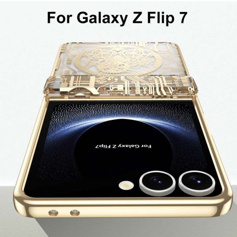 Cover Til Samsung Galaxy Z Flip 7 Premium Med Bagskærmsbeskytter