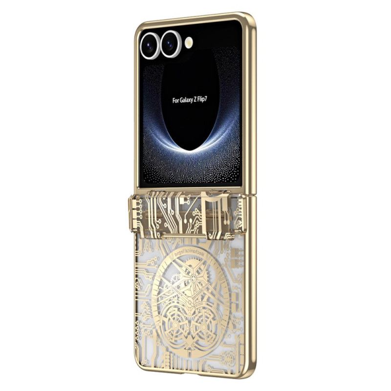 Cover Til Samsung Galaxy Z Flip 7 Premium Med Bagskærmsbeskytter