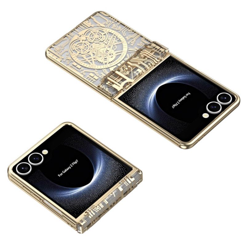 Cover Til Samsung Galaxy Z Flip 7 Premium Med Bagskærmsbeskytter