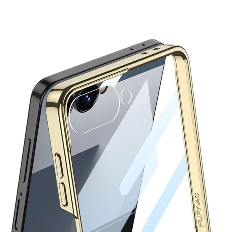 Cover Til Samsung Galaxy Z Flip 7 Vævet Tekstur Med Ringholder