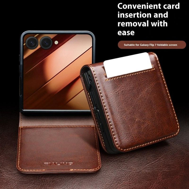 Etui Samsung Galaxy Z Flip 7 Qialino Kortholder