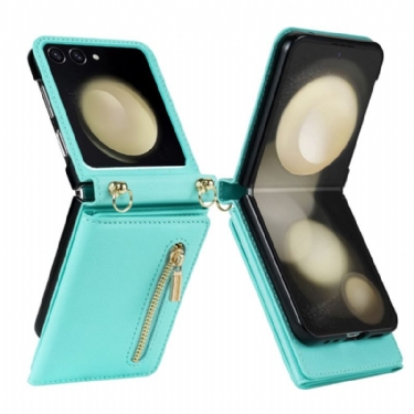 Etui Samsung Galaxy Z Flip 7 Rfid-pung Og Skulderrem