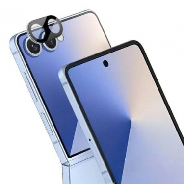 Hærdet Glaslinsebeskytter Til Samsung Galaxy Z Flip 7 5g (sort Version)