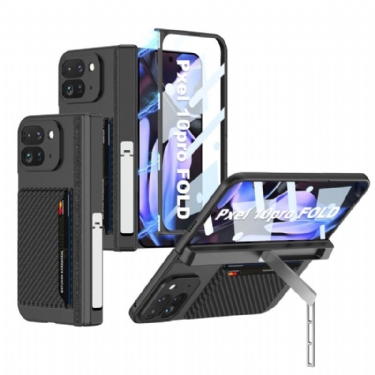 Cover Google Pixel 10 Pro Fold Telefon Etui Kortholder Og Stativ
