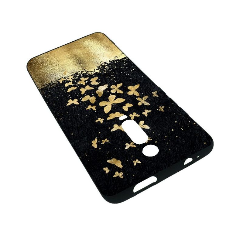Mobilcover Xiaomi Mi 9T / Mi 9T Pro Gyldne Sommerfugle