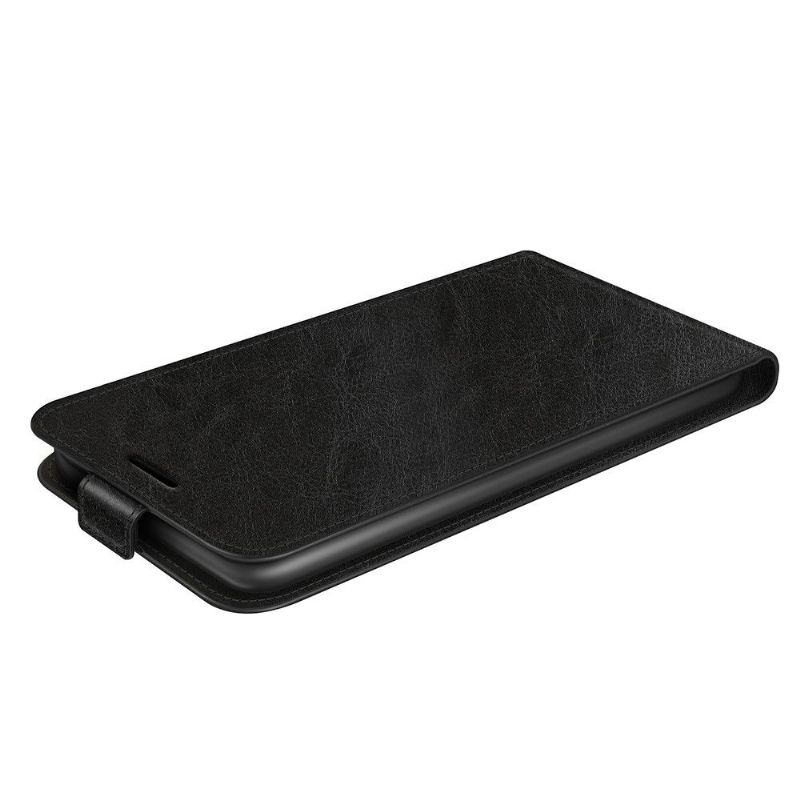 Flip Cover Motorola Moto E20 / E30 / E40 Hemming Læder Cover Kunstlæder Lodret